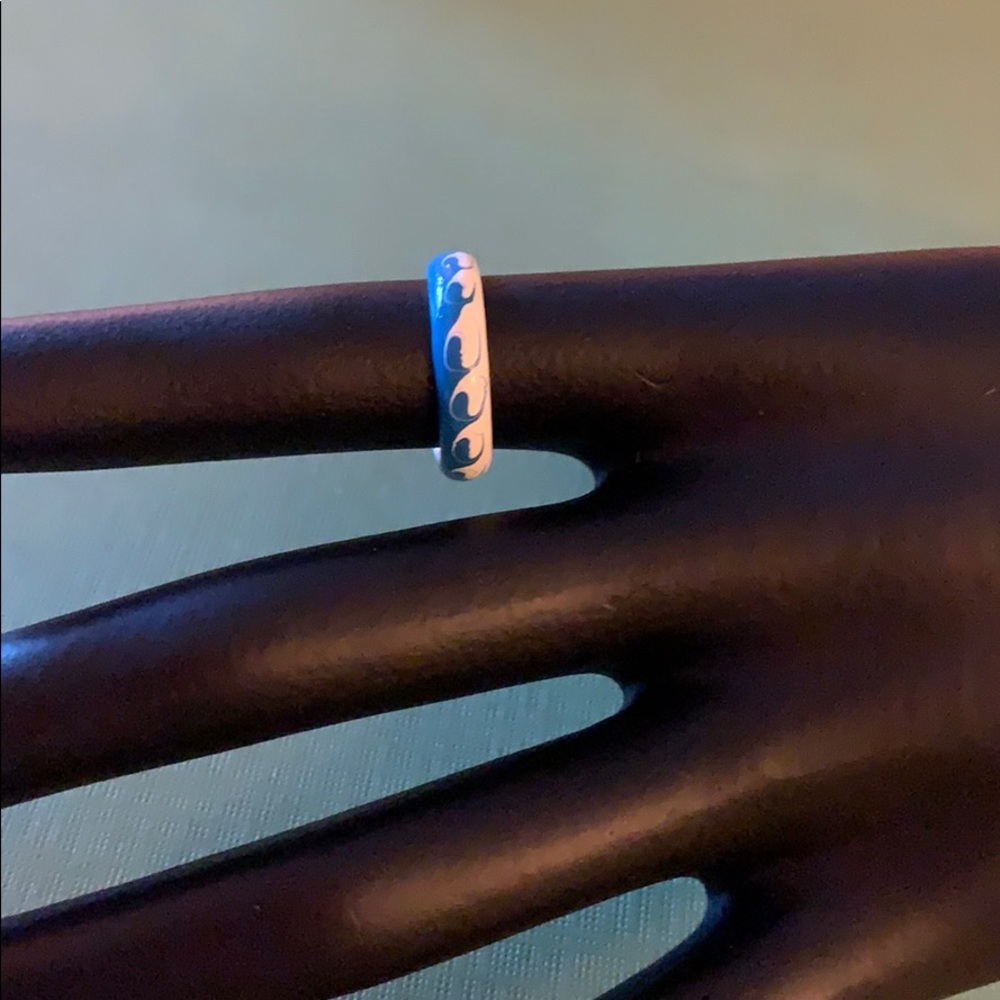 Sterling Silver Hand Painted